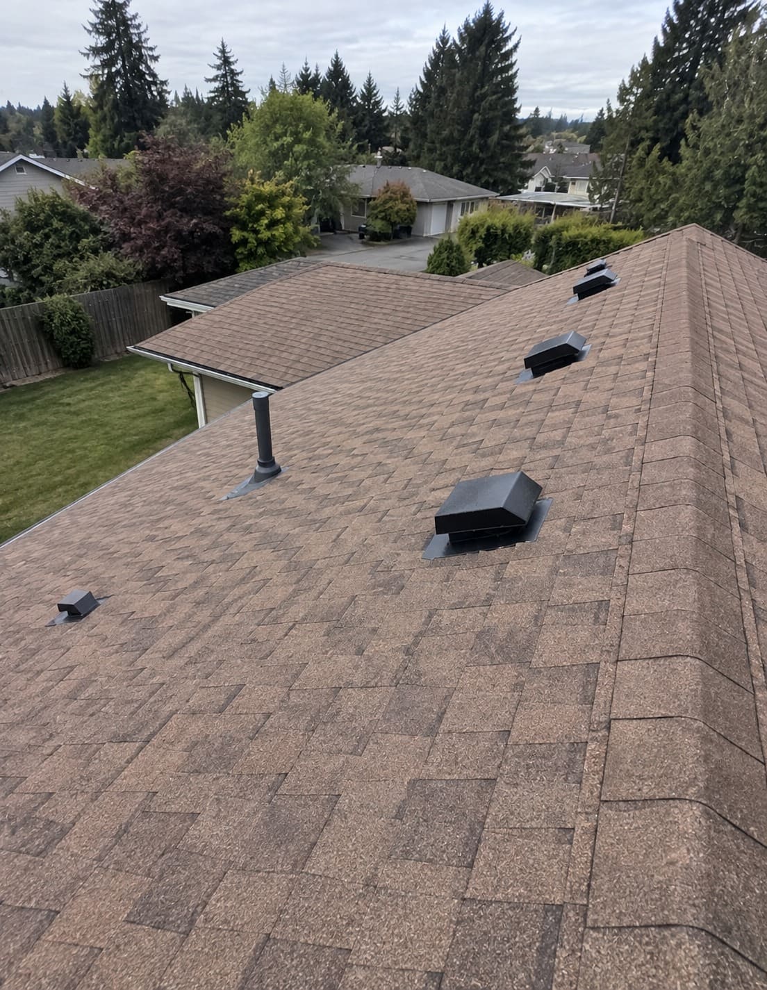 Asphalt shingle roof on a home in Centennial, Gresham, Oregon