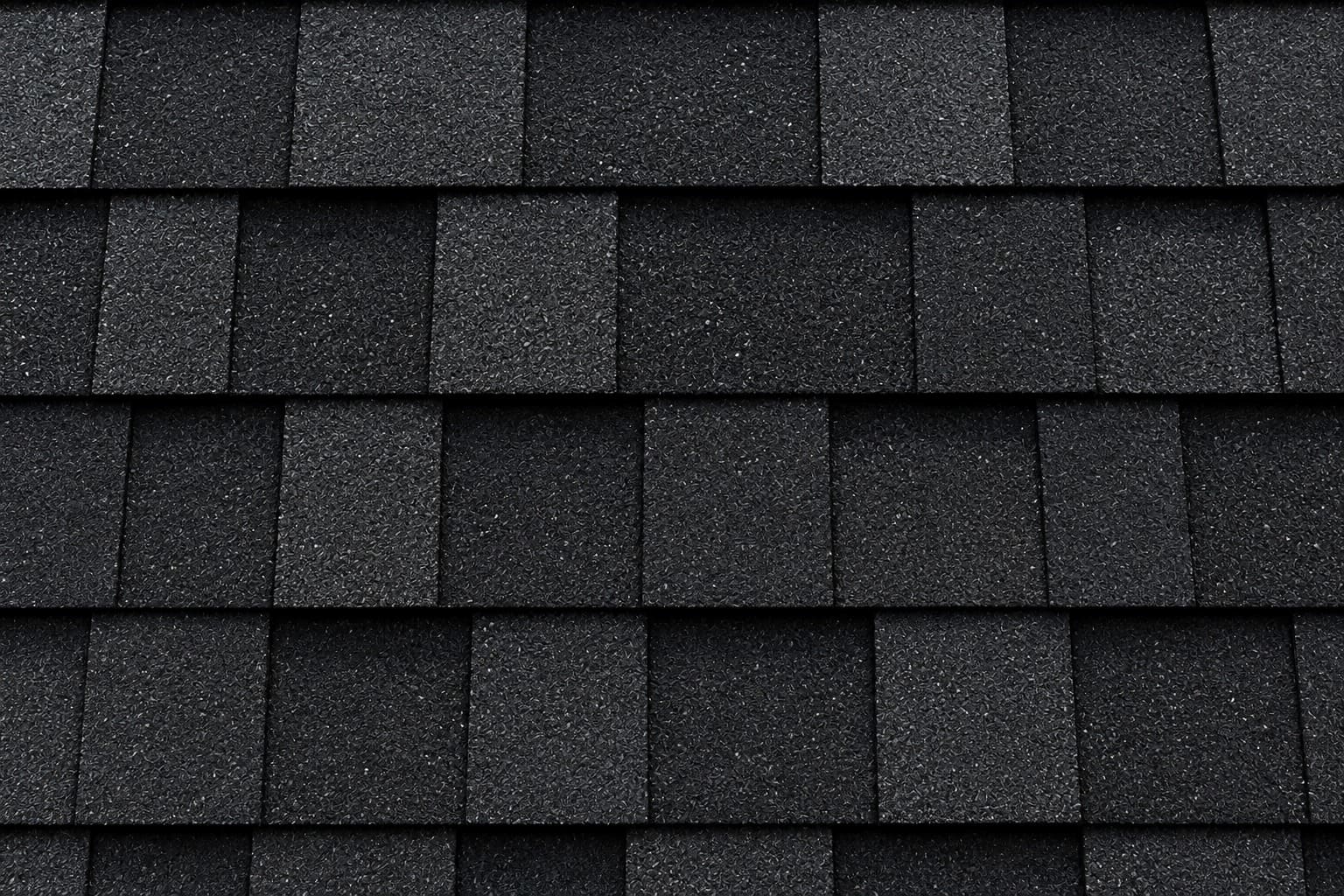 Onyx Black asphalt shingle color swatch