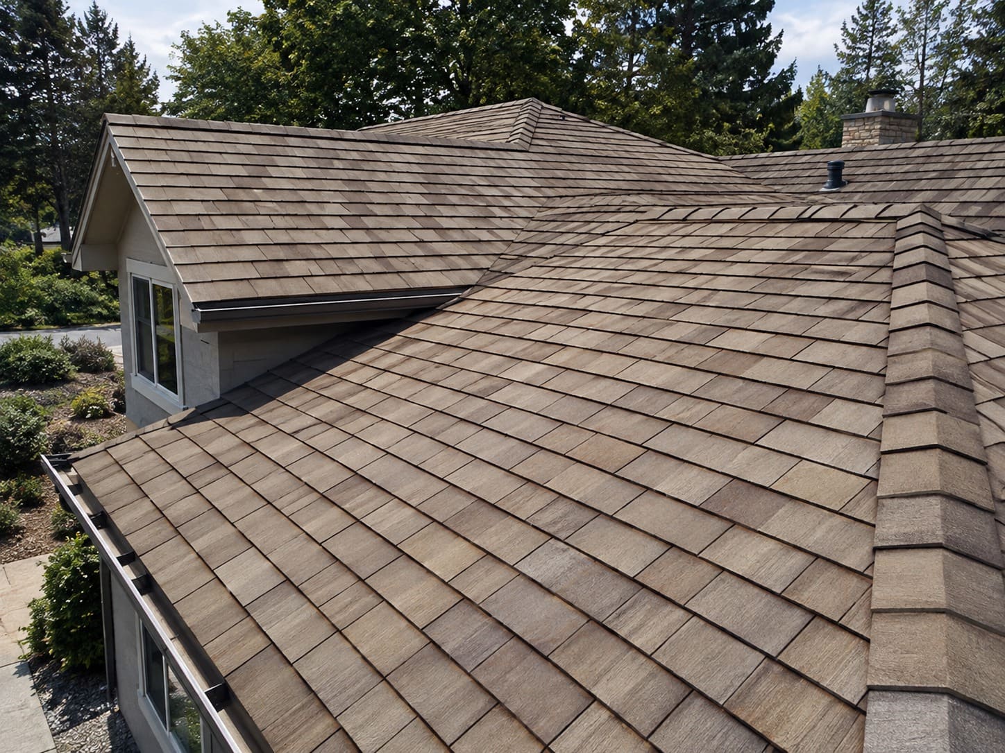Wood shake roof repair in Gresham, Oregon